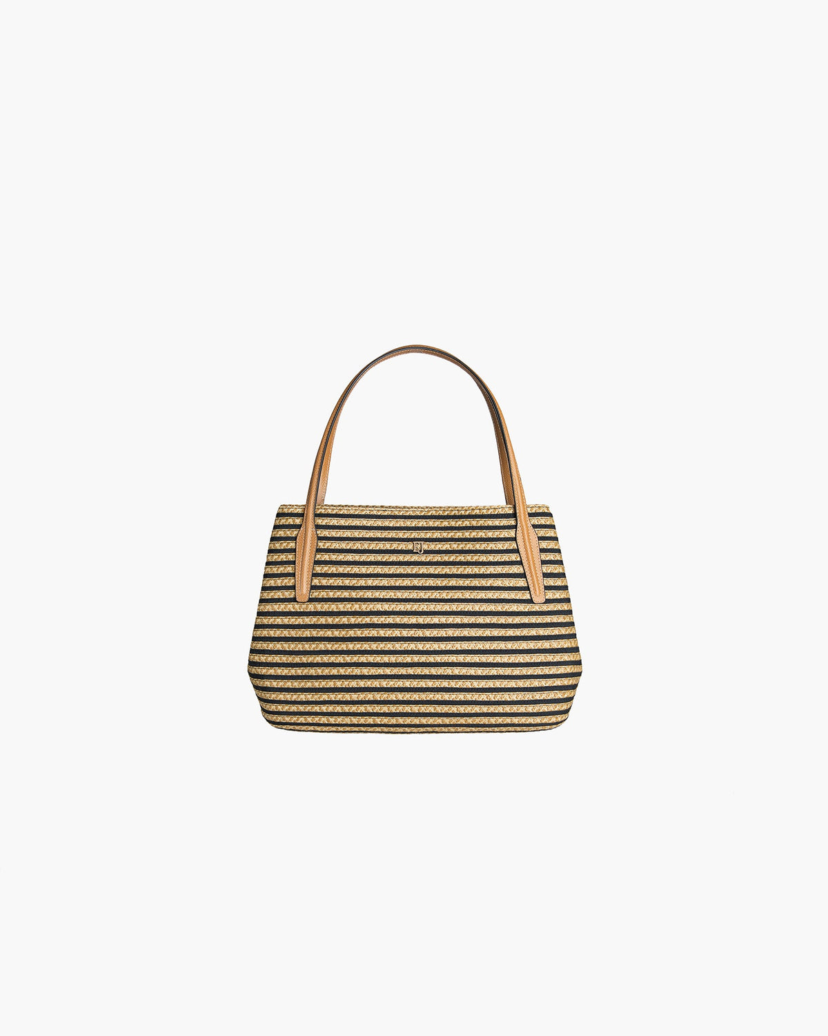 SQUISHEE® ISLA STRAW BAG Black Mix Eric Javits