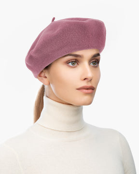 Tanya beret Mauve Eric Javits