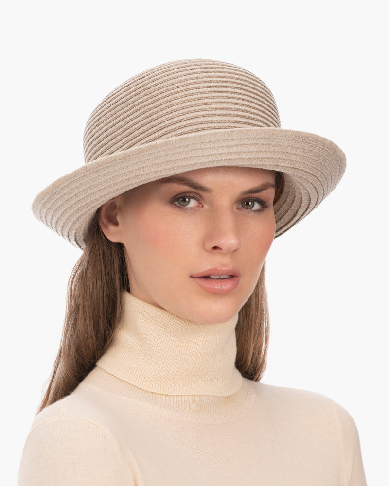 Shenia Cloche Bone Eric Javits