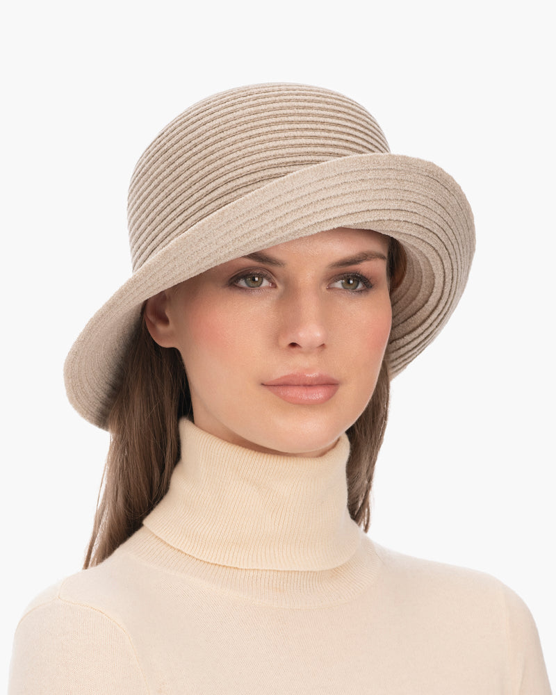 Shenia Cloche Bone Eric Javits