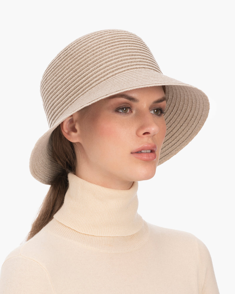 Shenia Cloche Bone Eric Javits