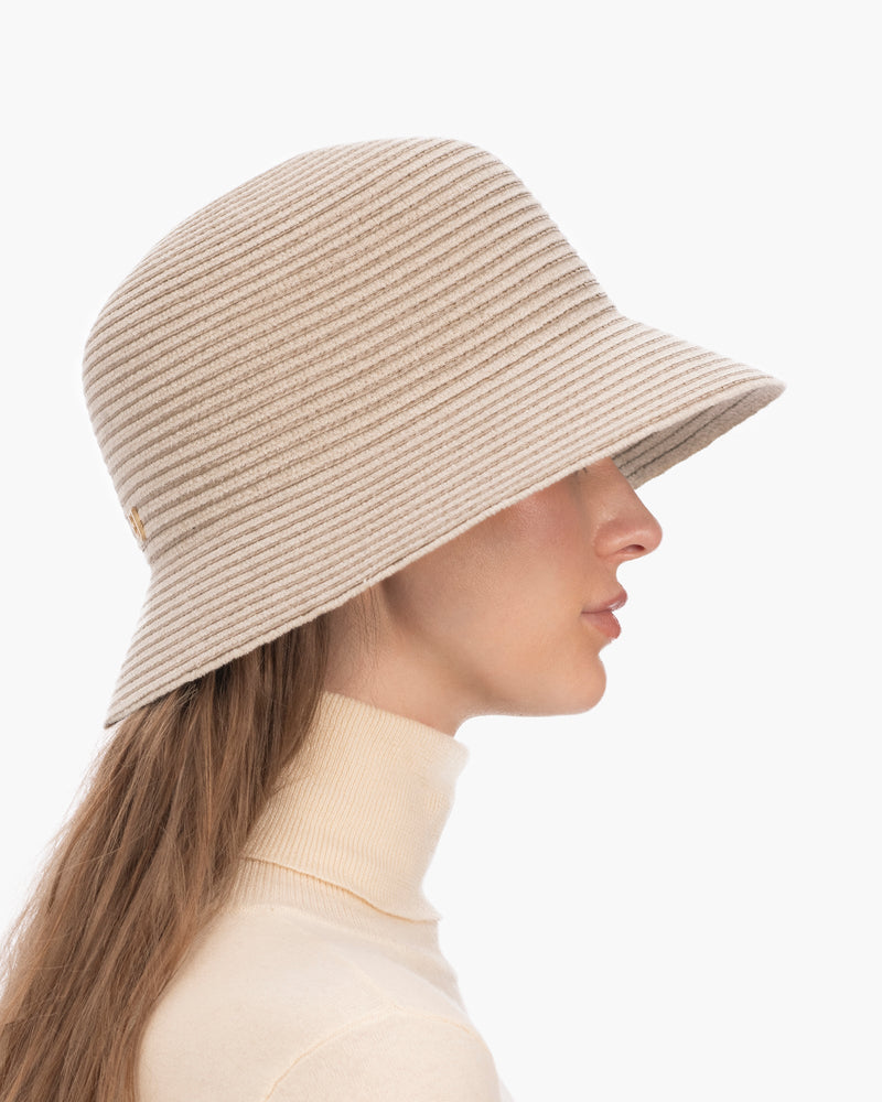 Shenia Cloche Bone Eric Javits