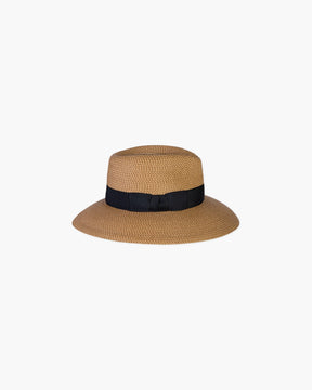 Phoenix Fedora Natural/Black Eric Javits