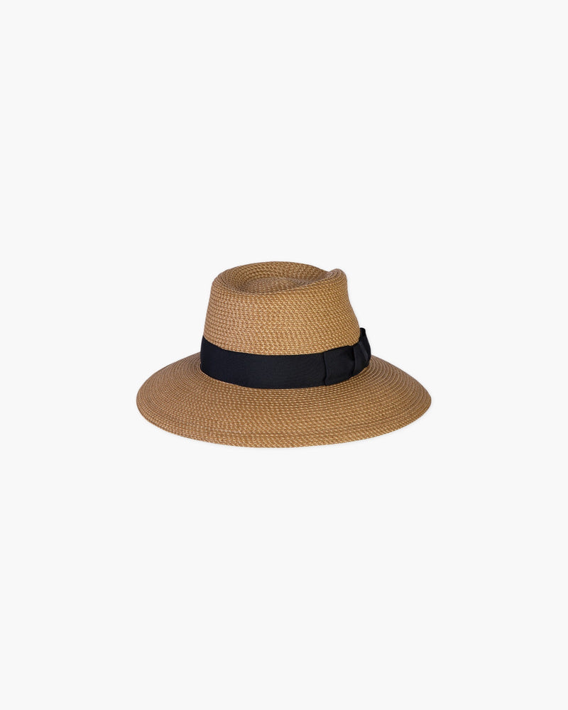 Phoenix Fedora Natural/Black Eric Javits