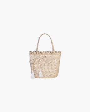 SQUISHEE® BARDOT STRAW TOTE Shell Eric Javits