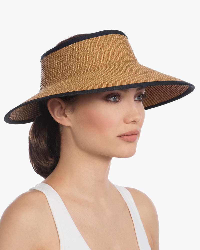 Lil Squishee® Visor Natural/Black Eric Javits