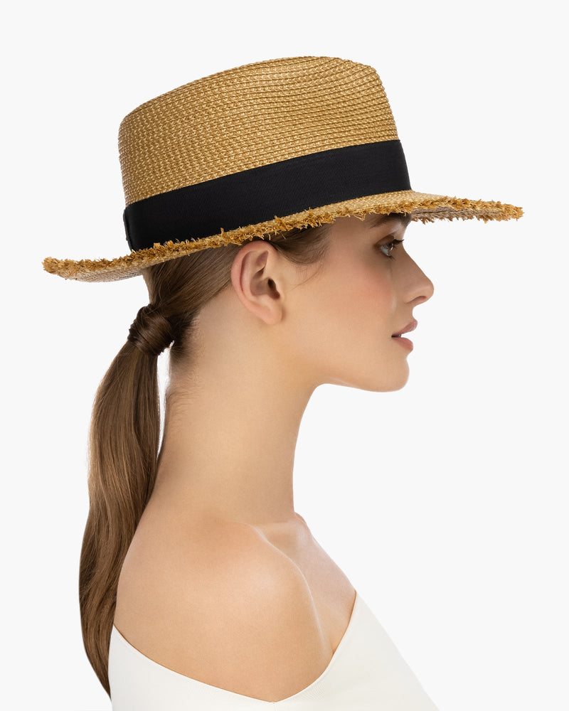 Fringe Pinch Natural/Black Eric Javits