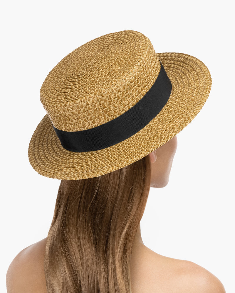 Boater Natural/Black Eric Javits