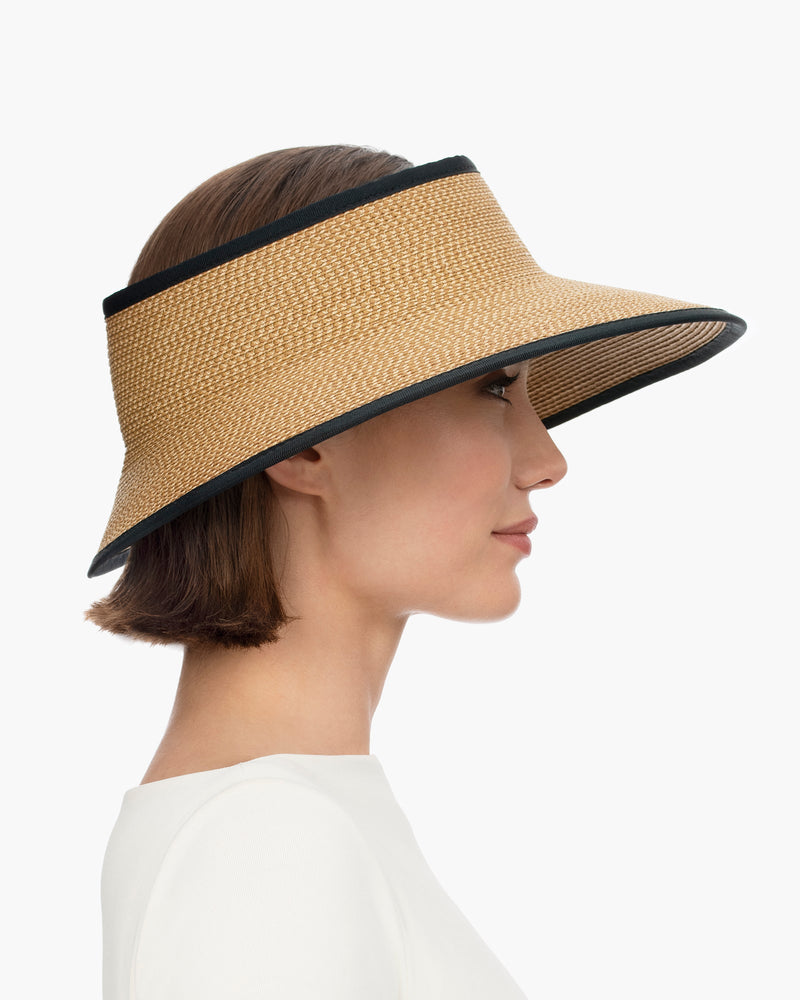 Lil Squishee® Visor Natural/Black Eric Javits