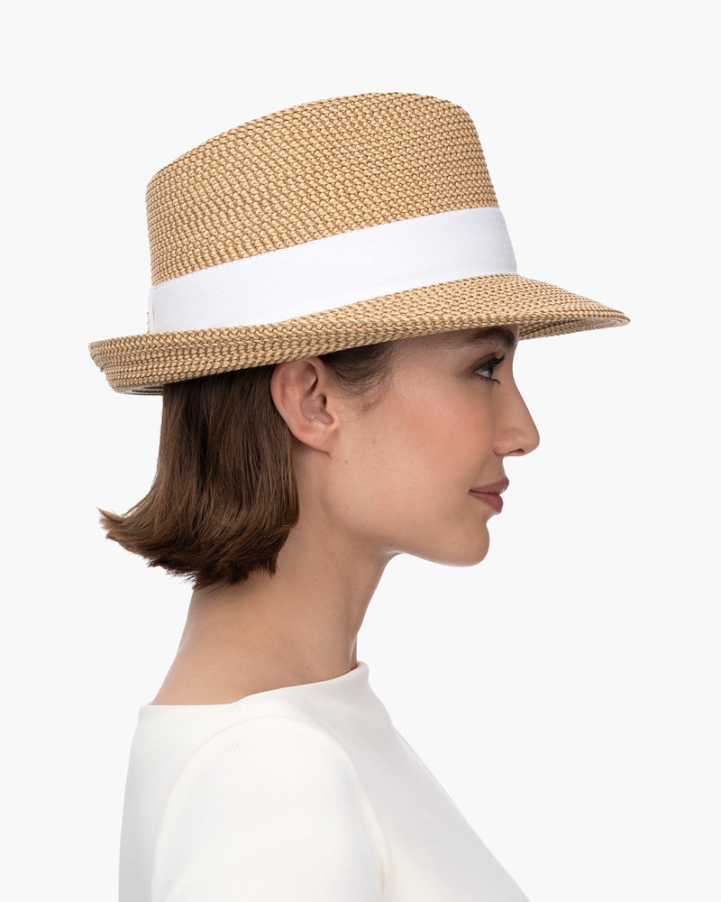 Sq Classic Peanut/White Eric Javits